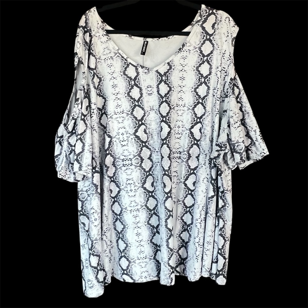 Women's Shoulder-Less Tunic Top